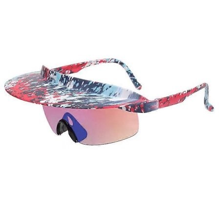 Solbriller med skjerm, sykkelbriller, vindtette solbriller (FMY) A