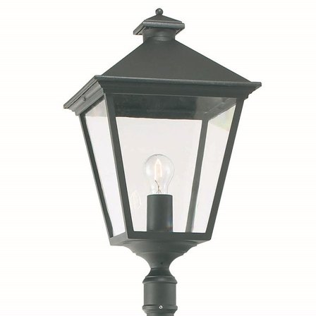 Norlys London 4012B Lykthus E27, IP54 Svart, Belysning