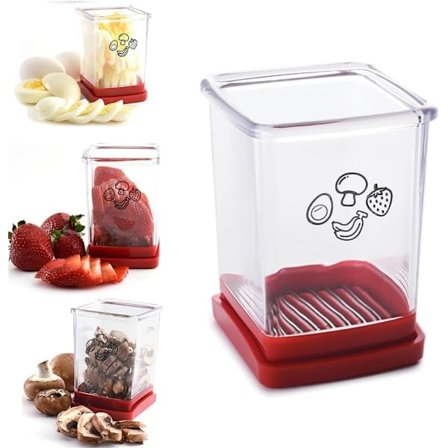 Hedelmäleikkuri, kuppileikkuri, hedelmäleikkuri, nopealeikkuri painikkeella