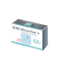 Siringa Insulina BD 0.5ml 100UI G29 Confezione 30 Pezzi