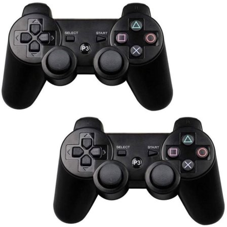 2 stk. PS3 Trådløse Controllere Sorte
