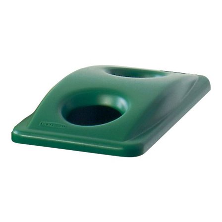 RUBBERMAID Slim Jim papperskorgslock, grön, 288 x 518 x 70 mm - Lyreco - Städ och hygien - Avfallshantering och källsortering - Papperskorgar