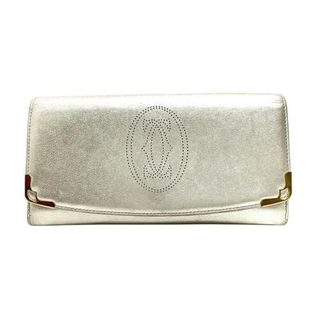 Cartier Vintage, Pre-owned Wallet Grijs, Dames, Maat:ONE Size