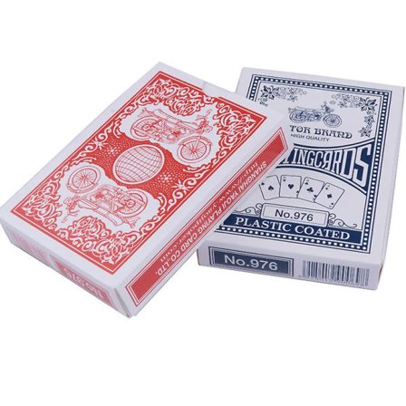 2 sett med spillkort, pokerstørrelse standardindeks, kort, for blackjack, kortspill, kasinoklasse Pxcl