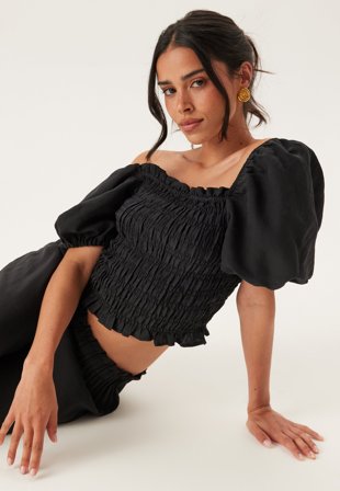 BUBBLEROOM - Smock Modal Blouse - XS