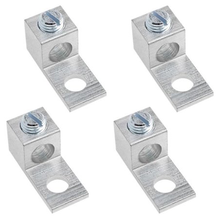 Mekaniska kabelskor i aluminium 2AWG TA-2 1B2U Terminal Mekaniska kabelskor 1-håls aluminium (FMY)