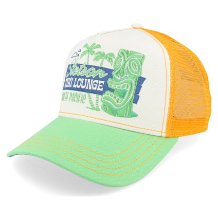 Stetson - White trucker Caps - Tiki Lounge Lime/Orange Trucker @ Hatstore
