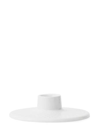 Rhombe Lysestake H3 Hvit Home Decoration Candlesticks & Tealight Holders Hvit Lyngby Porcelæn