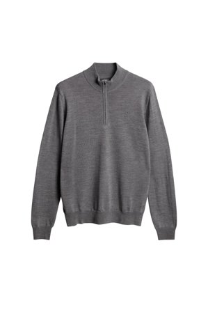 J.Lindeberg - Kiyan Quarter Zip Sweater - Fashion - Grey - Men - S