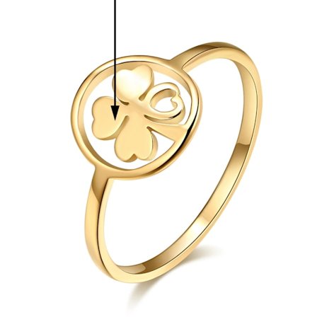 Rostfritt stål ring GULD, SILVER