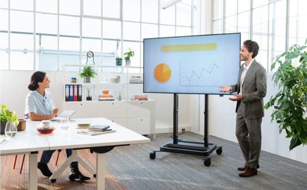 VOGELS RISE 5308 vogn - motorisert heis - for LCD-skjerm - 80 mm/s - svart