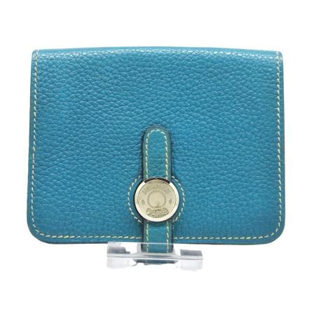 Hermès Vintage, Wallets ; Cardholders Blauw, Dames, Maat:ONE Size