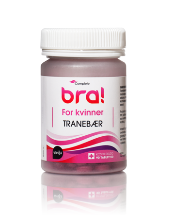 Complete Bra Tranebær tabletter, 90 stk.