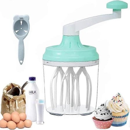 Håndmixer, Håndmixer Piskeris, Multifunktionel Manuel Piskeris Hurtig Æggepisker Kok Køkken 1200Ml_Overraskelse