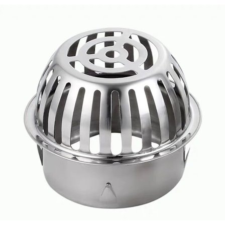 Løvrist til tagrender - rustfrit stål tagrender bladgitter - 100 mm