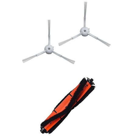 Replacement Main Brush, Roller Brush, and Side Brush Parts for EVE Plus Robot Vacuum Cleaner