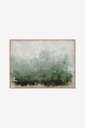 Malerifabrikken - Originalt maleri New Story, med ramme - Grønn - Bilder & skilt - 120X90 - Fra Homeroom