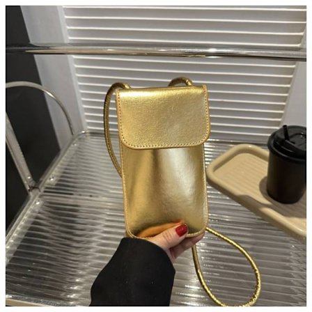 Axelväska Messenger Bag GULD