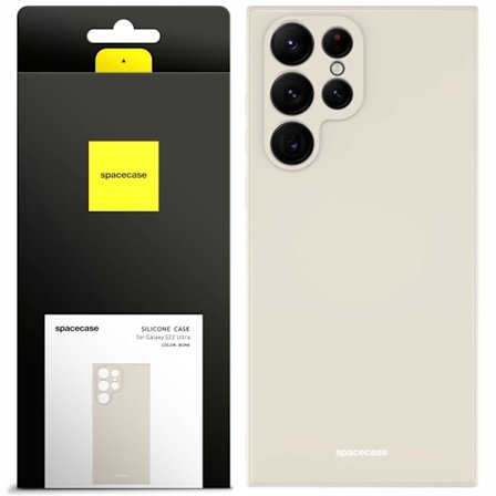 Spacecase Silikonecase För Galaxy S22 Ultra Case Bone Cover