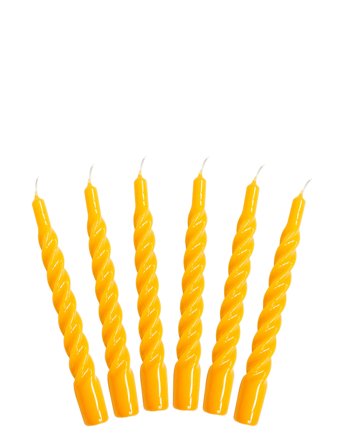 Kunstindustrien | Twisted Candles, 6 Piece Box | ONE SIZE