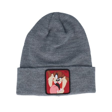 Capslab - Grau Cuff Mütze - Looney Tunes Taz Grey Cuff @ Hatstore