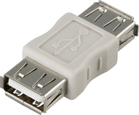 Deltaco USB-hann-hunnveksler - USB til USB