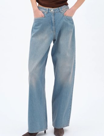 REMAIN Birger Christensen Cocoon Denim Pants - Blue - 25