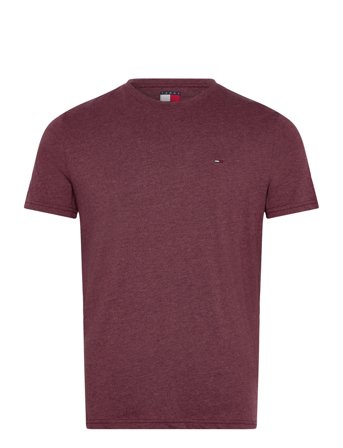 Tjm Xslim Jaspe Htr Tee Ext Burgundy Tommy Jeans