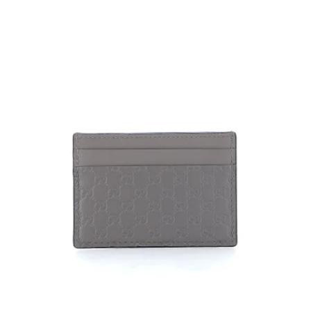 Gucci Vintage Pre-owned Card Holder Grå, Herre Vintage Accessories, Størrelse: ONE Size