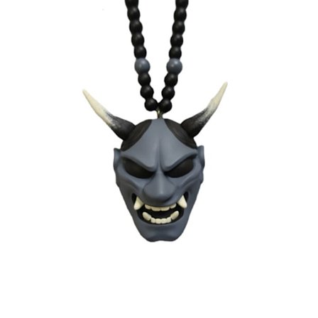 #Bildekor Bilinteriør Tilbehør Deko Samurai Maske Ornament Japansk Hengende Ornament Bildekor Sjarm Samurai Biltilbehør Demon Oni#