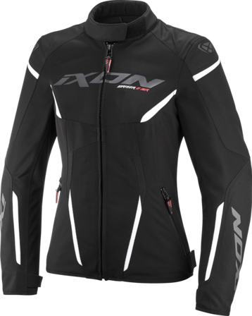 Chaqueta de Moto Mujer Ixon Striker 2 Airwpl Negro/Blanco S