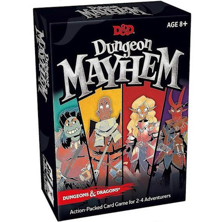 D&D Dungeon Mayhem kortspil | 8+ 2-6 spillere, sjove kampe, familiesammenkomster, venner interaktion