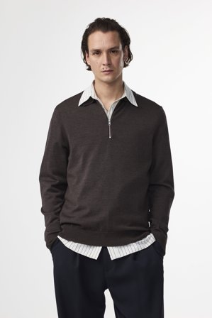 NN.07 Sergio Zip Polo 6605 Male Brown