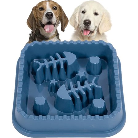 Lämplig för små och medelstora hundar med långsam matare, hundskål, anti-sväljning och hälsosam kost