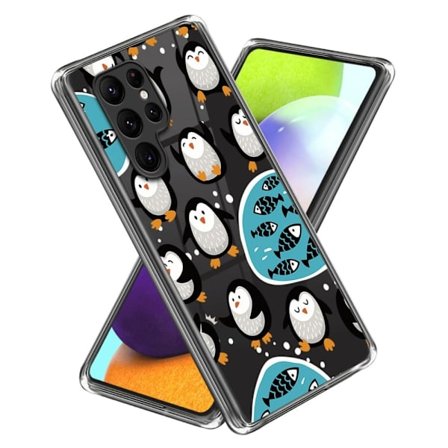 Deco Samsung Galaxy S24 Ultra deksel - Pingviner