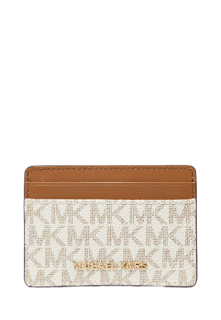 Michael Kors Jet Set Card Holder Plånböcker & fodral Dam Beige ONESIZE
