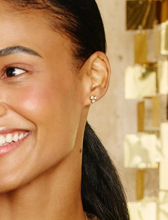 Edblad Barre Studs Gold - Gold - ONE SIZE