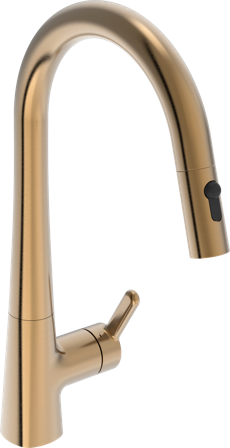 Oras Inspera Comfort 3032F-81 Köksblandare med sidospak Borstad brons, Badrum