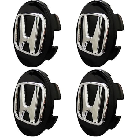 (Musta) 69 mm) Auton Logon Keskihattu Vanteen Kannen Navan Peite Logo Tunnus Merkki Hondalle (Sopii Hon-dalle