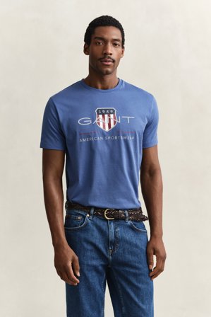 GANT Herren T-Shirt (XL) Blau