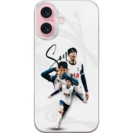 Yhteensopiva Puhelinkuori Apple iPhone 16 Son Heung Min Tottenham Etelä-Korea voittaja Euroopan liigan jalkapallohyökkääjä nopea tekniikka vahva