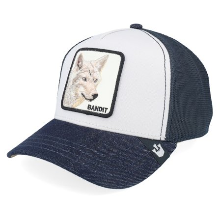 Goorin Bros. - Grigio trucker Cappellino - The Bandit Coyote Light Grey/Black A-Frame Trucker @ Hatstore