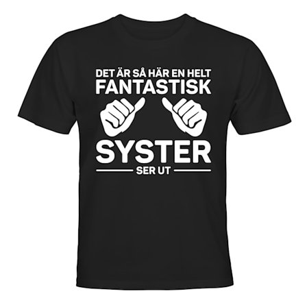 Fantastisk Syster - T-SHIRT - BARN