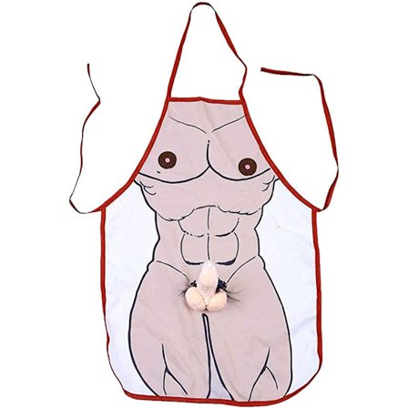 Nyhet Morsomme For Menn Matlaging Middag BBQ Morsom Forkle Sexy Kjøkken Gave