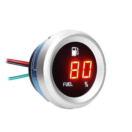 Digitalt brændstofniveau meter med blinkende alarm, bil brændstofniveau måler 9-35v brændstofniveau tester til auto motorcykel [DB]