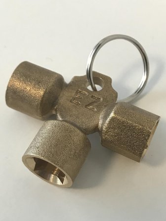 Ezze 5438348 Vattenutkastarnyckel 3-axlig, Bevattning