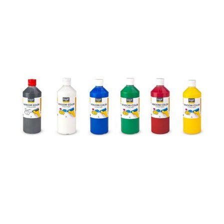 CREALL Fönsterfärg 500ml gul - Lyreco - Skola och förskola - Målarfärg och tillbehör - Fönsterfärg