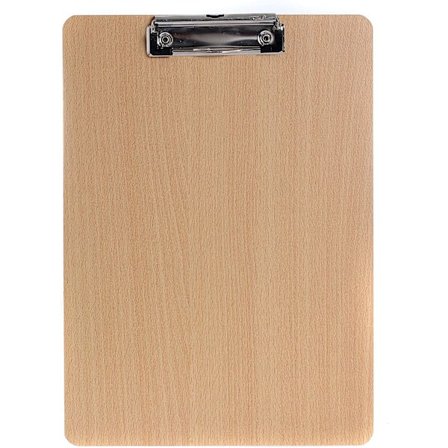 2 A4 tretavler med klips, ekstra tykk 4mm, klipsbrett for wr