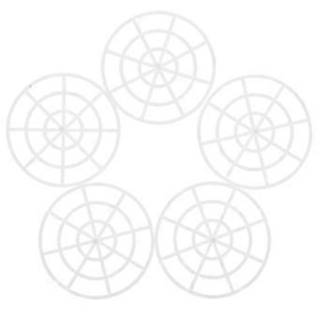 5 stk. Fermenteringskrukke med bred åpning Pressvekt Fermenteringskrukke Mesh Presser Hjelper Sylteagurk Kan Presse Mesh Plate Fermenteringspresser 