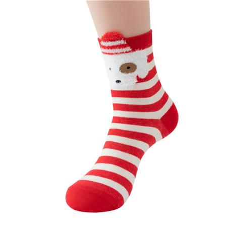 Vintervarma Casual Julstrumpor Cartoon E Animal Women Sock